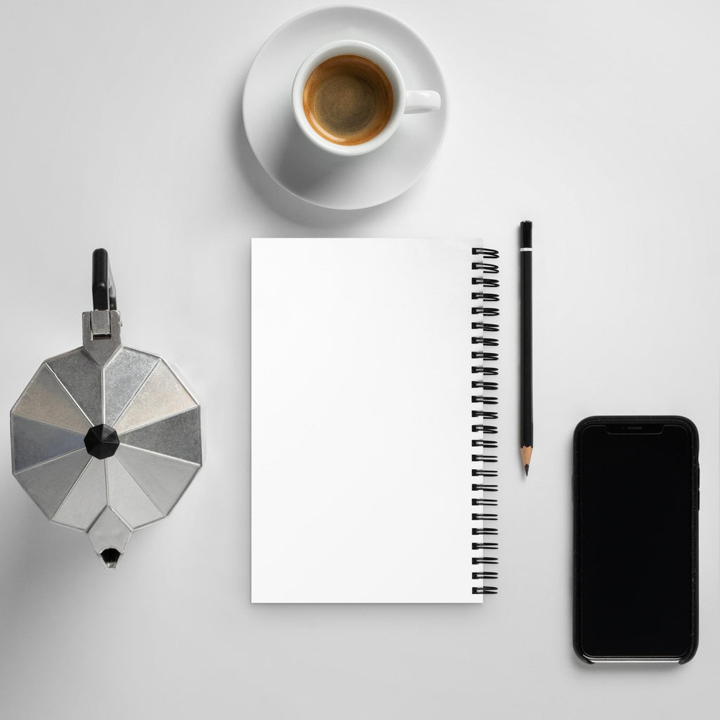 side view of 631 gallery spiral notebook highlighting durable wire-o binding and compact design for daily use