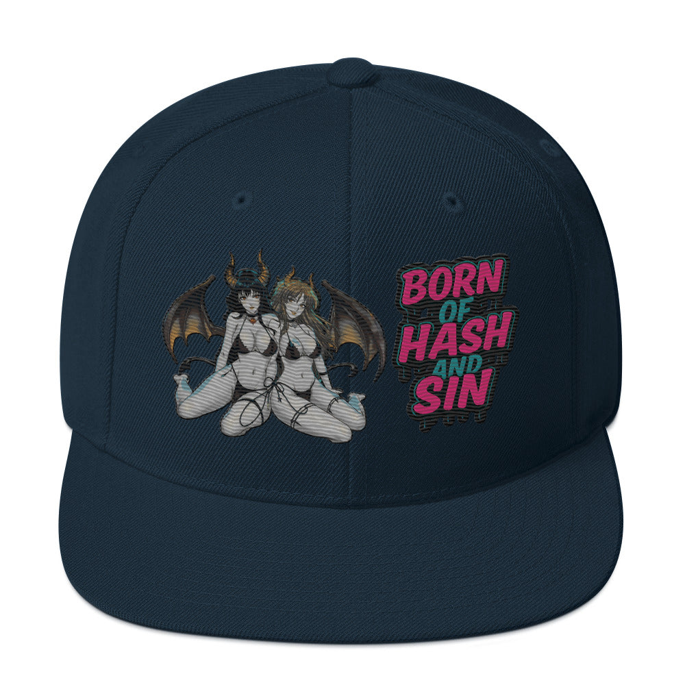 Too Heady X 631 Gallery Embroidered Snapback in dark navy