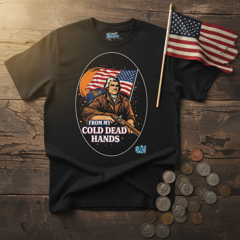 Cold Dead Hands Tee Flat Lay