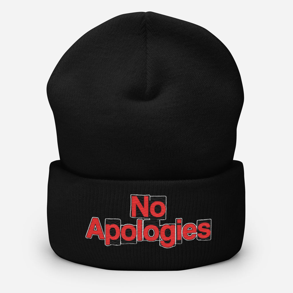 Product mockup black beanie 