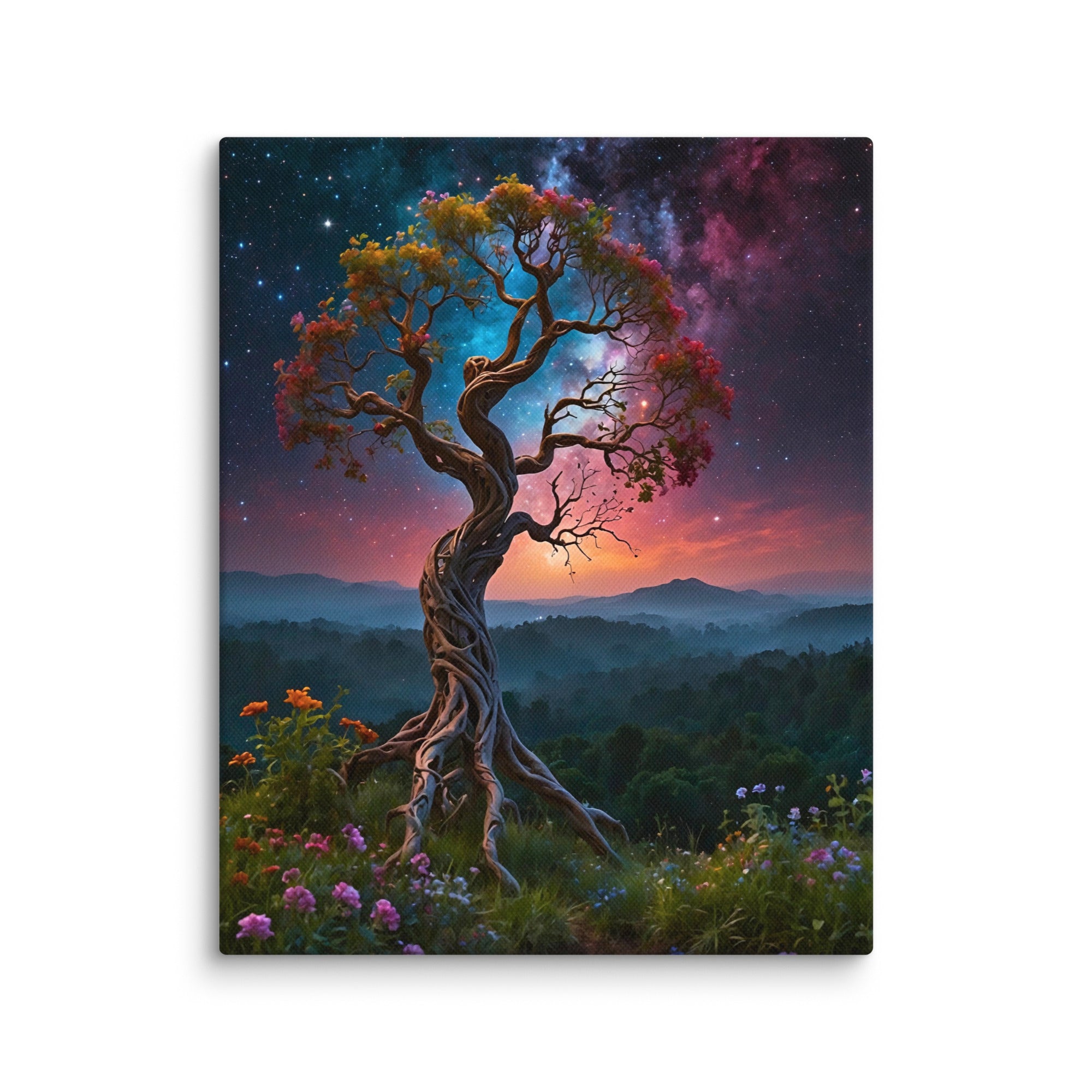 Fantasy canvas print with vivid, fade-resistant design on durable poly-cotton canvas, perfect for home or office decor.