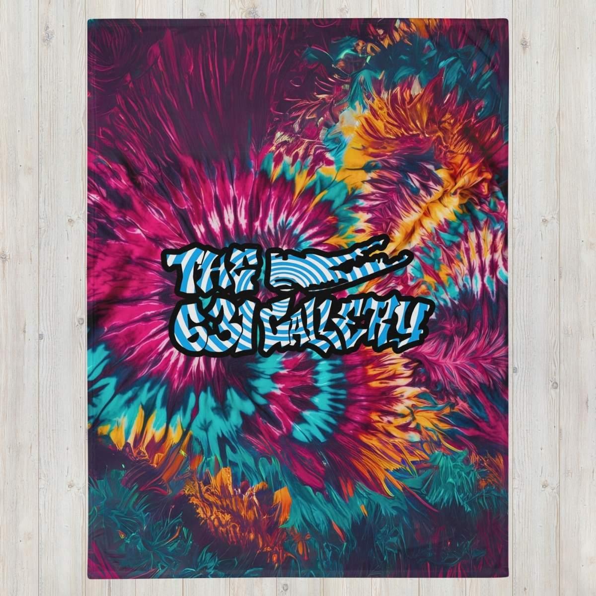 folded gallery throw blanket highlighting silky-soft texture and luxurious polyester material for lounge or decor