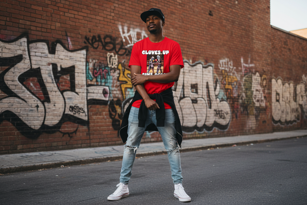 Gloves Up Guns Down Tee Urban Street