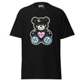 Heartbreak Bear graphic tee with a moody bear and broken heart design. Bold streetwear style with emotional edge for trendsetters.