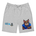 Big Dawgs X 631 men's fleece shorts in heather grey, jersey-lined pockets casual shorts