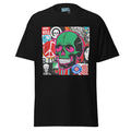 Rebel Truth Tee with bold skull graphic, representing unapologetic streetwear style and powerful energy for those who live loud and blaze proud.