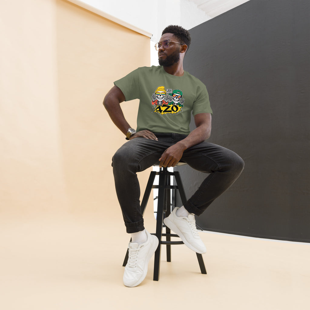 Sesh or Die Tee featuring a bold skeleton design, combining 420 culture and streetwear vibes for those who embrace unapologetic energy.