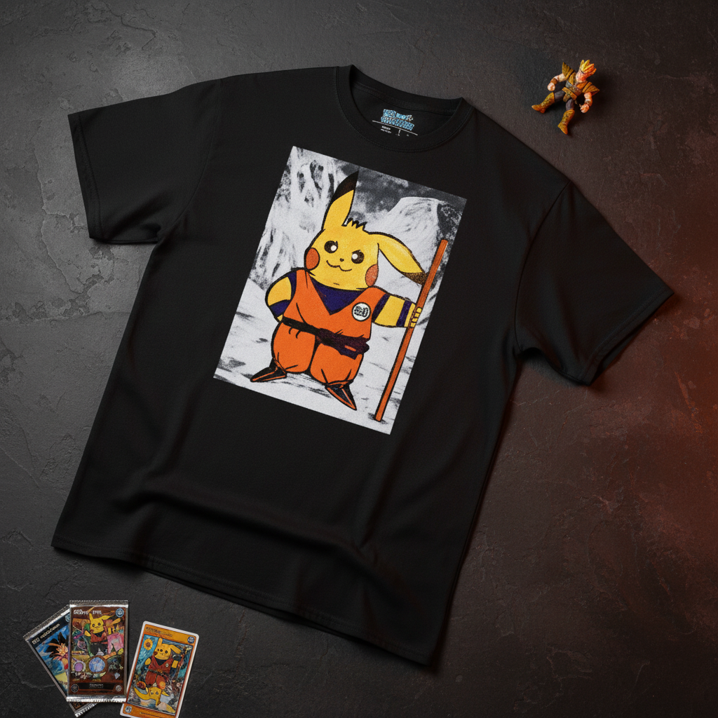 Shockwave Saiyan Tee Flat Lay