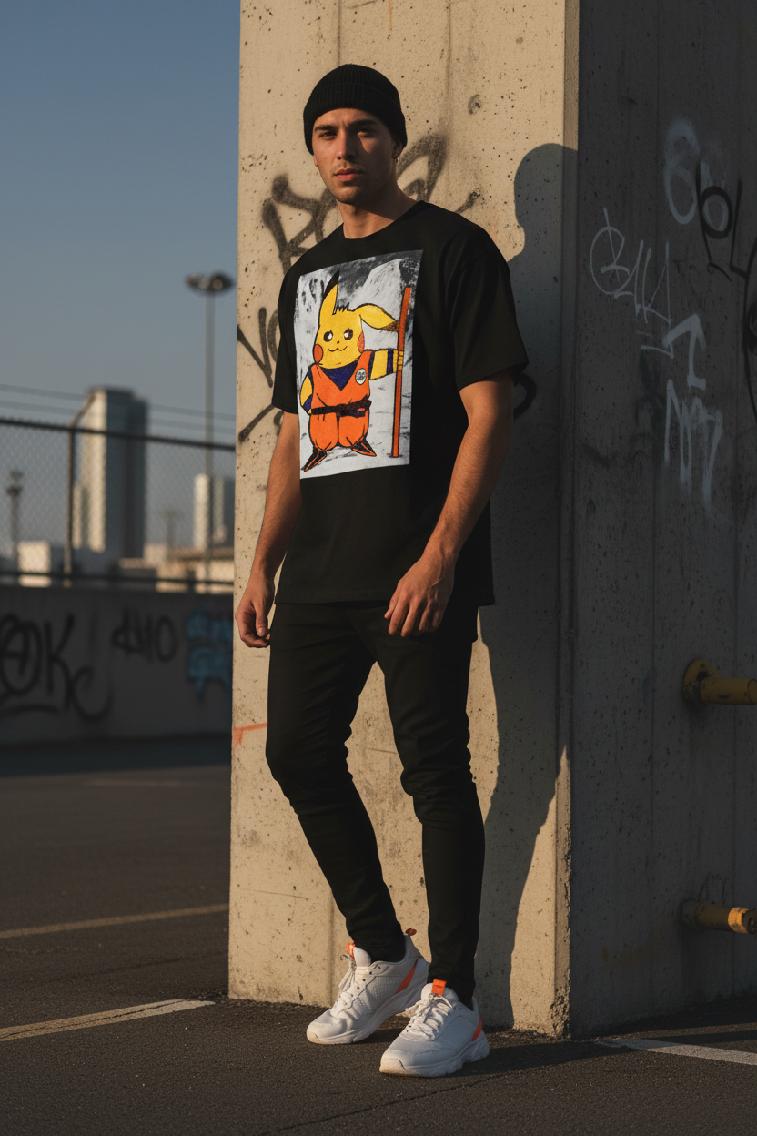 Shockwave Saiyan Tee Lifestyle 1