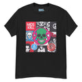 Mids Kill Tee featuring a bold skull and peace symbol design, perfect for those expressing rebellion, truth, and collective consciousness.