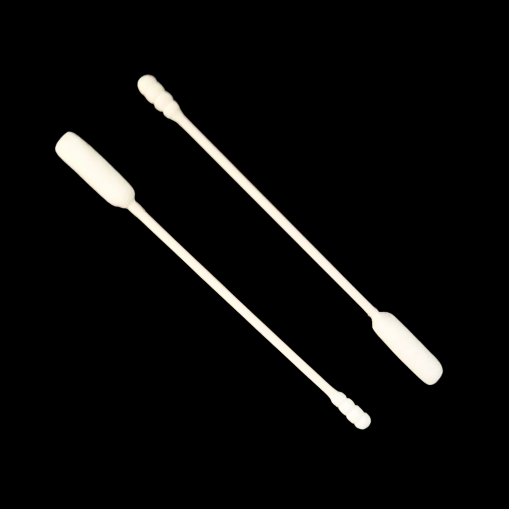 Terp Mops cleaning swabs featuring a flexible stick and spiral head, perfect for cleaning Terp Slurpers and quartz bangers with hard-to-reach spots.

