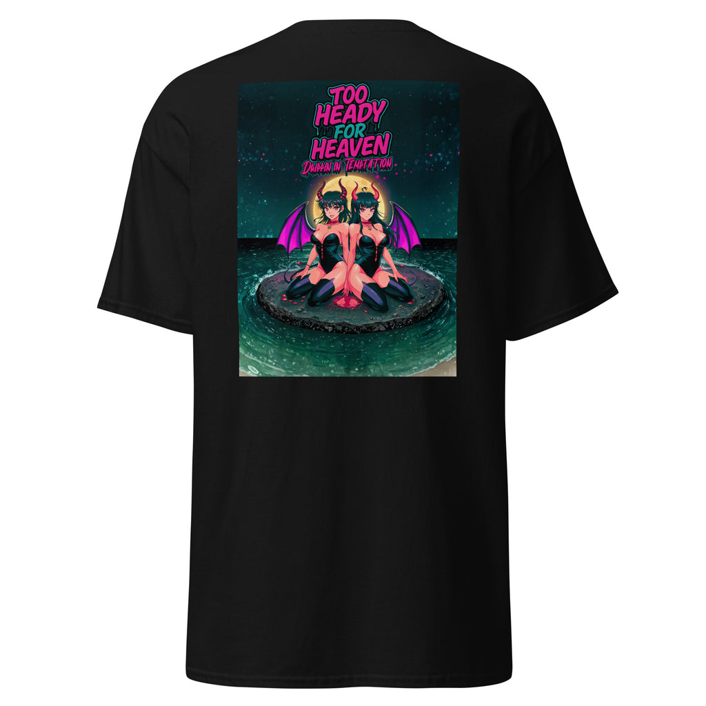 Too Heady X 631 Gallery Classic Tee in black - back view