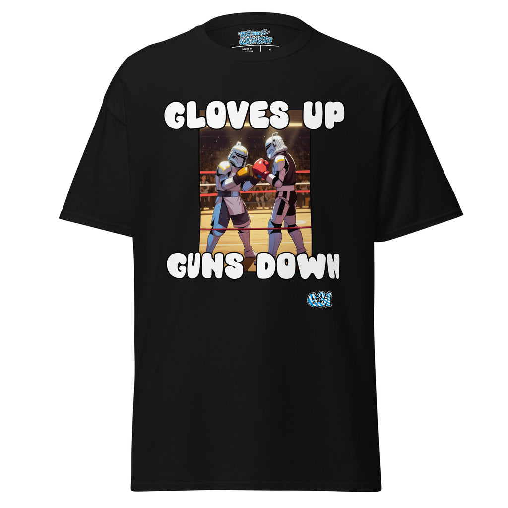 Gloves Up Guns Down Tee black