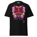 Third Eye Fox Tee – Black graphic tee with dark demonic fox third eye artist collab artwork, front view