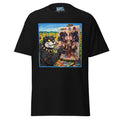 Canvas Syndicate Tee – Black graphic tee with Spike the Artiste surrealist bulldog artist collab artwork, front view