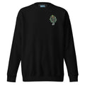 the 631 Gallery Long Sleeve Shirt in black - front view with premium print