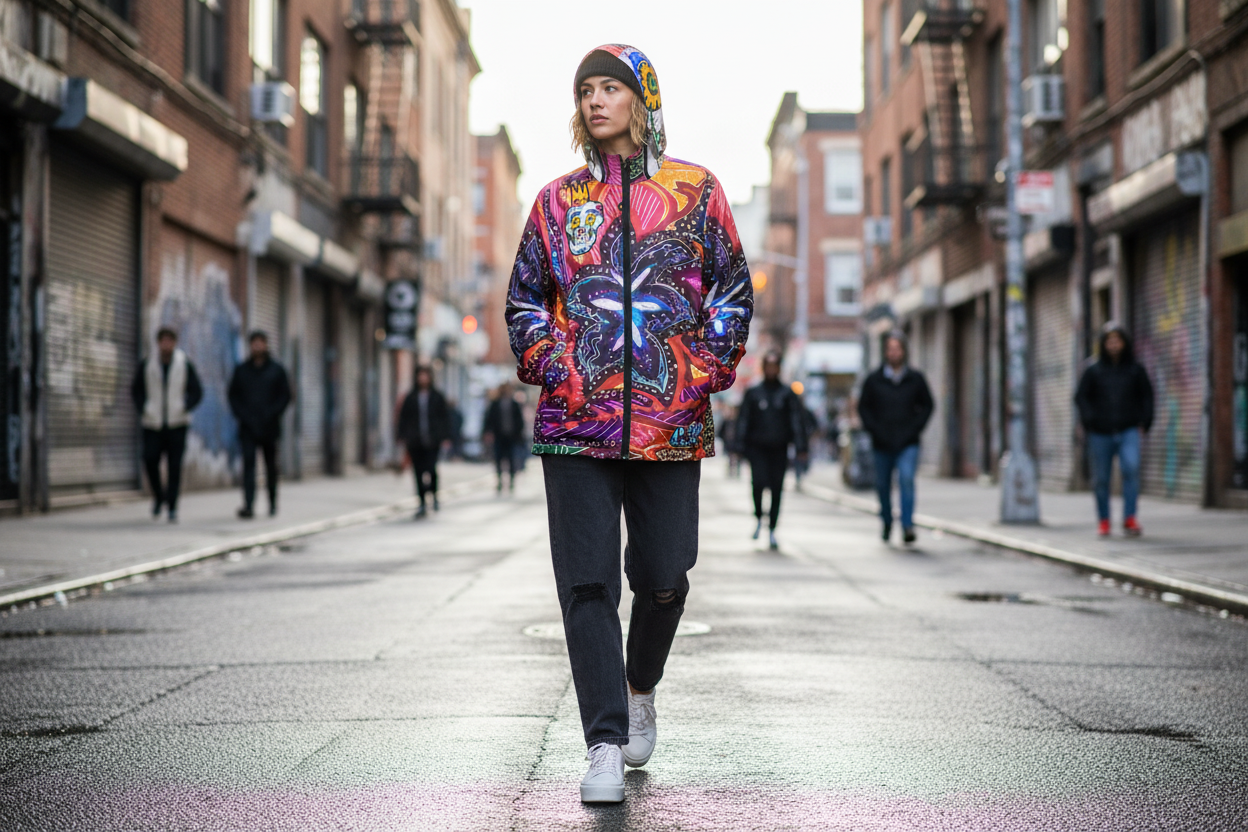 Urban outdoor lifestyle shot